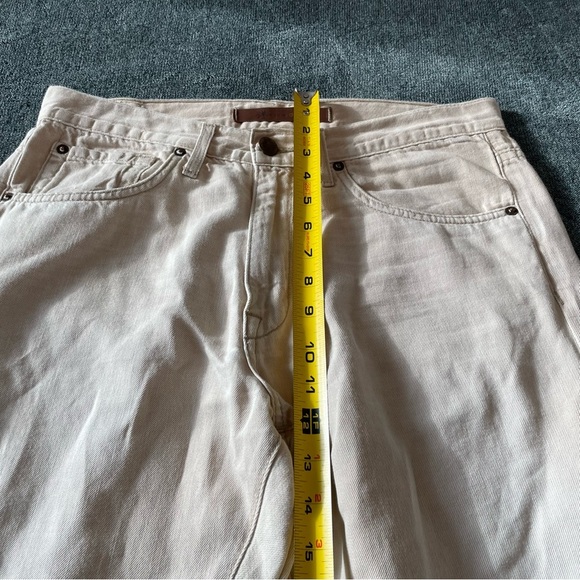 Avage Denim Beige Waterman Jeans Size 32 - Picture 8 of 12